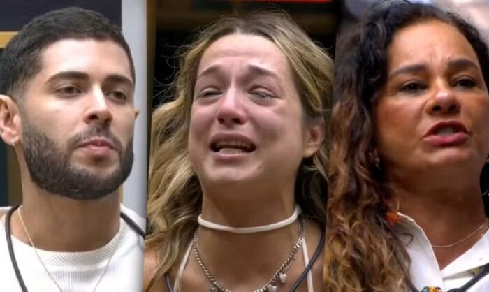 Marcelo, Samira e Solange Couto estão no Paredão: erro estratégico do 'Grupão'? (Foto: Reprodução/Globo)
