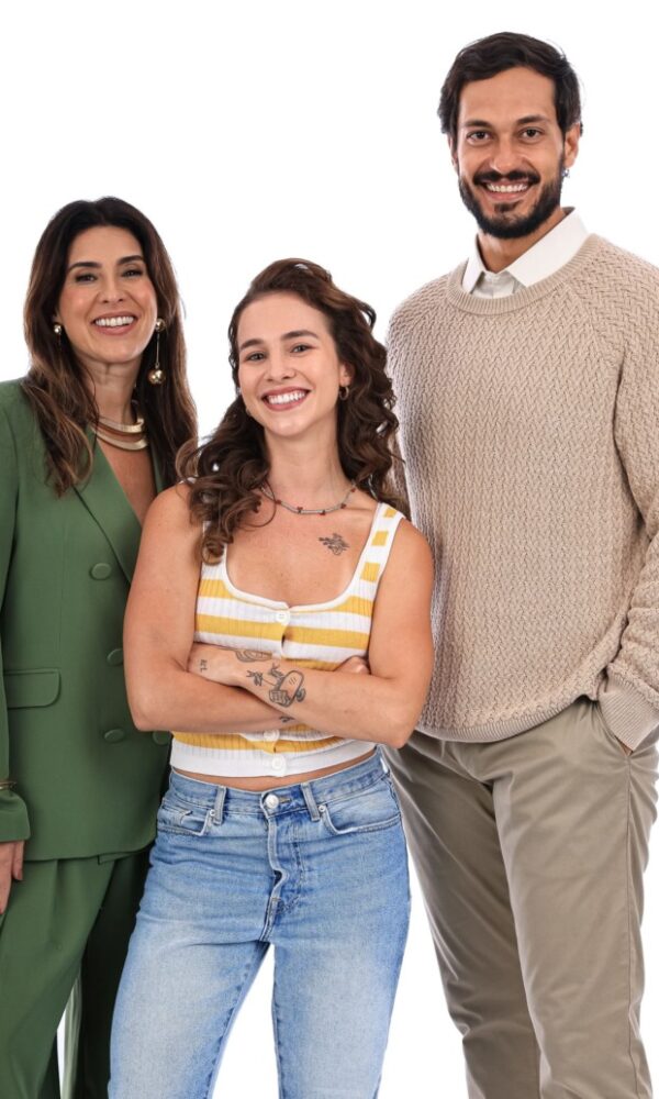 Fernanda Paes Leme, Laryssa Ayres e Raphael Vianna protagonizam ‘Uma Babá Milionária’ (Foto: Divulgação/Globo)
